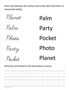 Download the cursive capital letter P worksheet