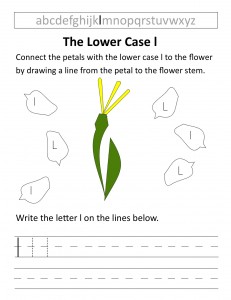 Download the lower case l worksheet