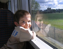 A train ride through the French countryside