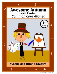 Autumn Common Core Math Puzzles for First Grade