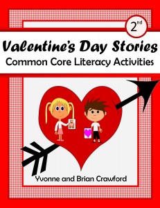 Valentine's Day Common Core Literacy Activities for Second Grade