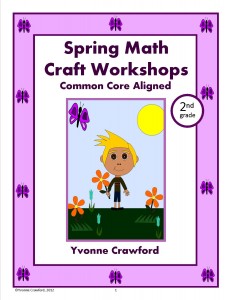 Spring Math Craft Centers for Second Grade