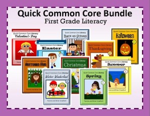 Quick Common Core Literacy Bundle for First Grade