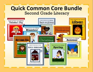 Quick Common Core Literacy Bundle for Second Grade