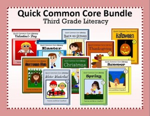 Quick Common Core Literacy Bundle for Third Grade