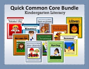 Quick Common Core Literacy Bundle for Kindergarten