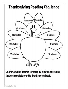 Thanksgiving reading challenge
