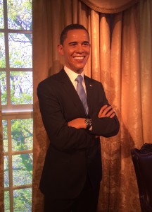 Barack Obama in wax