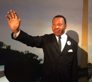 Martin Luther King, Jr. in wax