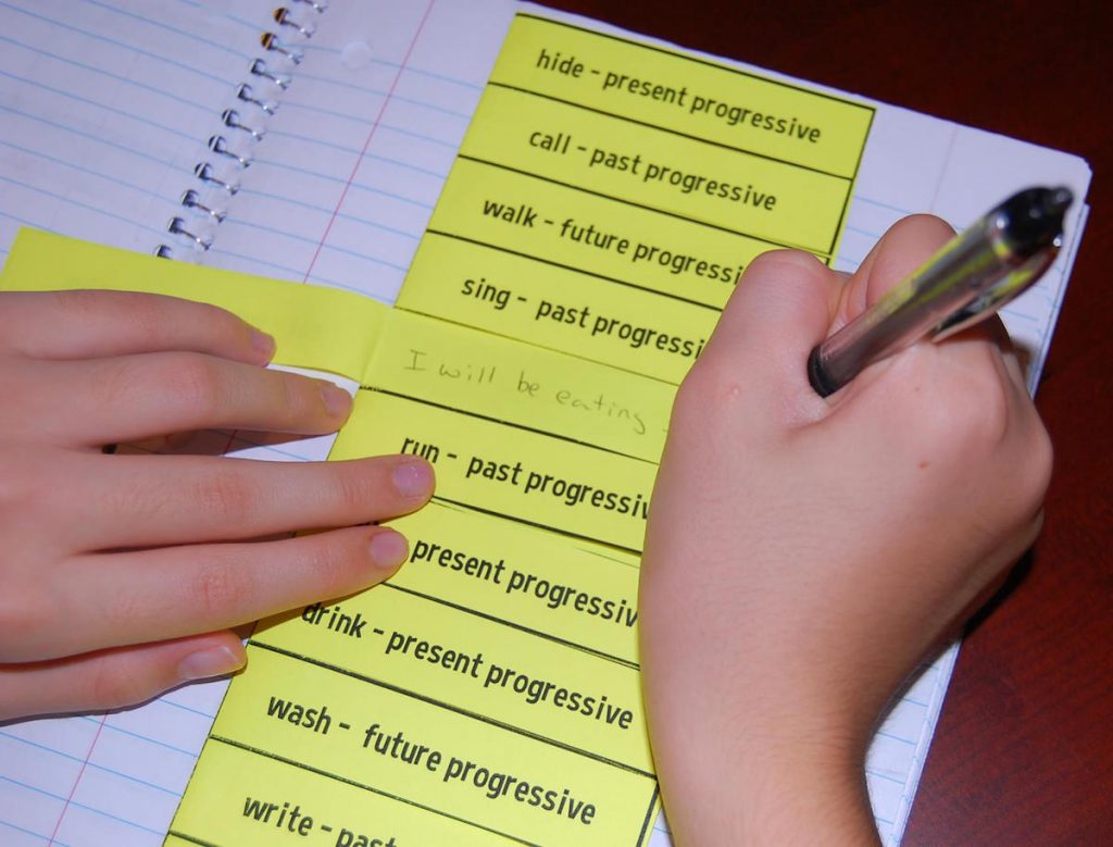 Interactive notebook foldables