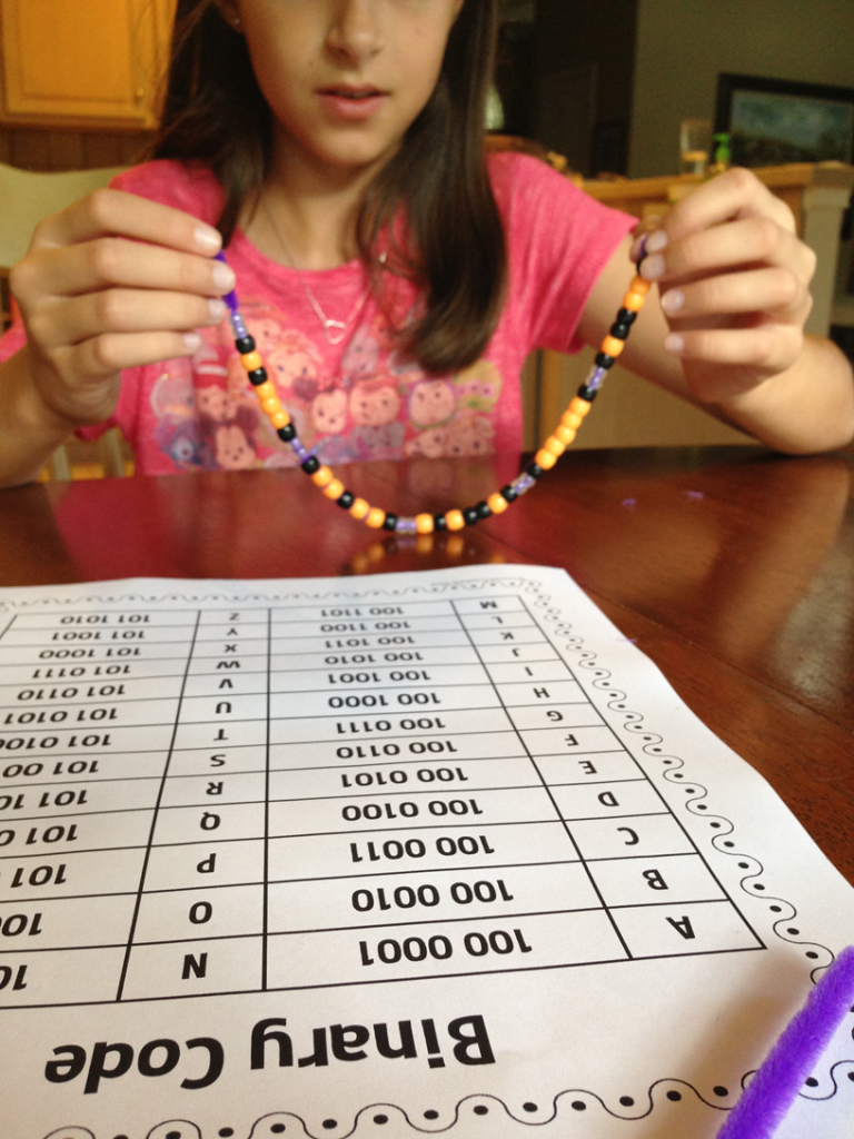 This image has an empty alt attribute; its file name is binary-code-necklace-1-768x1024.png